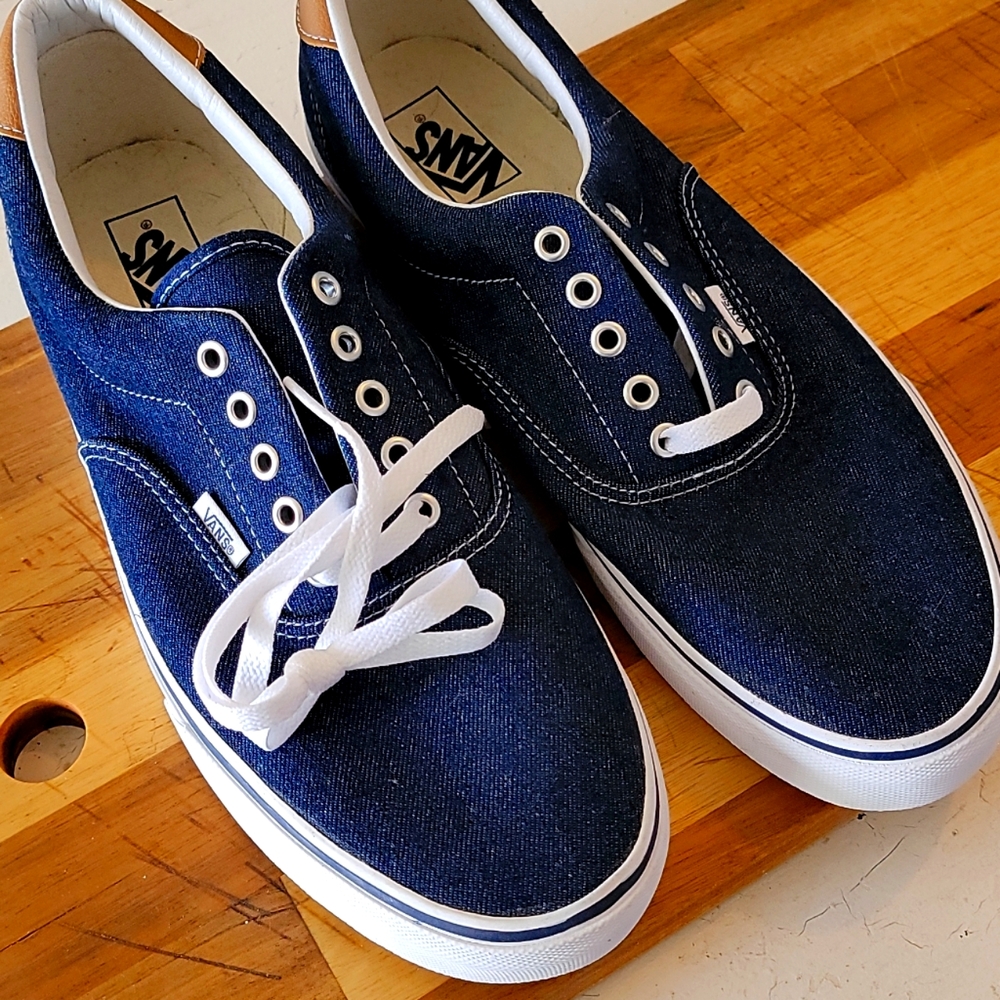 Vans Era Denim and Leather Size 13